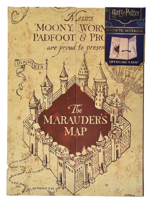 Harry Potter Carnet Carte du Maraudeur