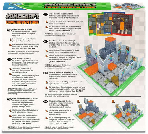 Jeu de logique Minecraft Cave Adventure