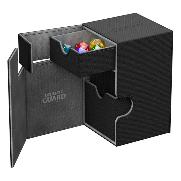 Porta mazzo Ultimate Guard Flip'n'Tray Deck Case 100+ nero