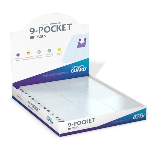 Ultimate Guard 9-Pocket mappagina's top-loading, 100 stuks