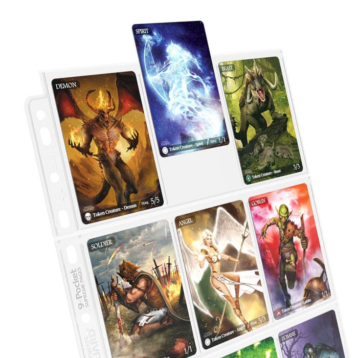 Pagine per raccoglitore Ultimate Guard 9-Pocket a caricamento dall'alto, 100 pezzi