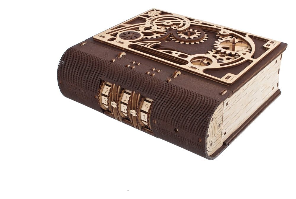 Boek der geheimen houten bouwpakket