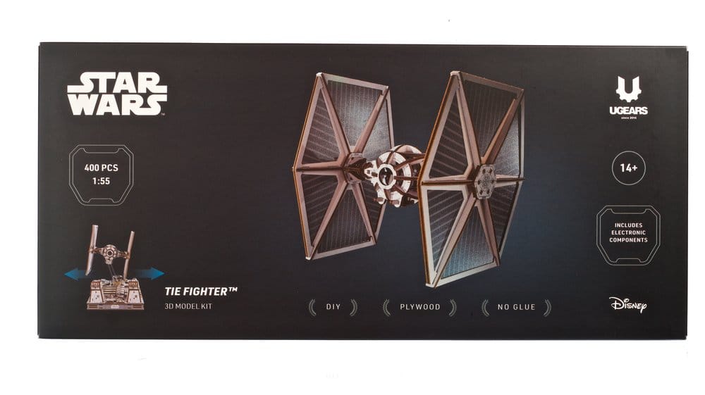 Kit de maqueta de madera Star Wars TIE Fighter