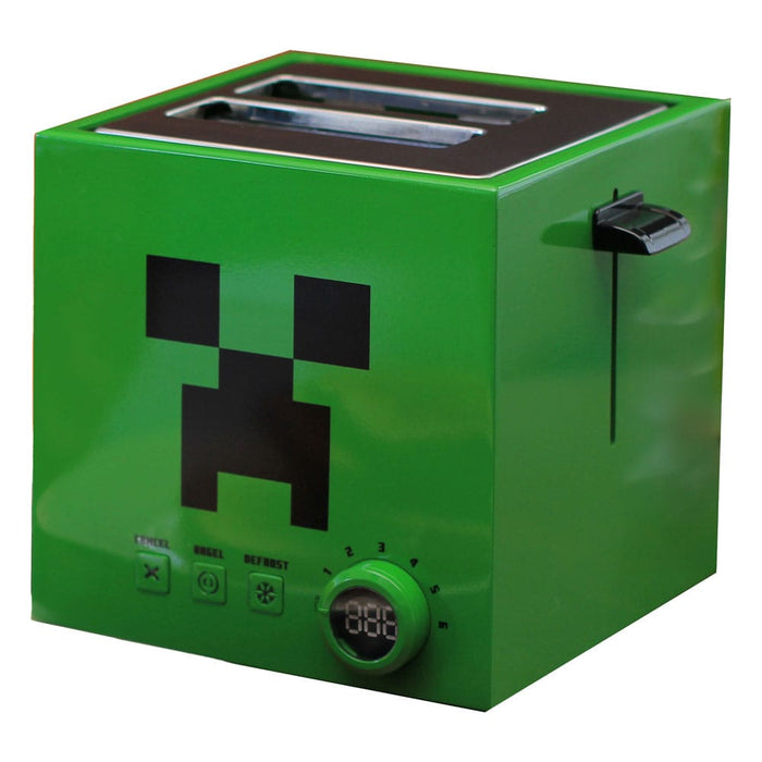 Tostapane Minecraft Creeper dal design a cubo