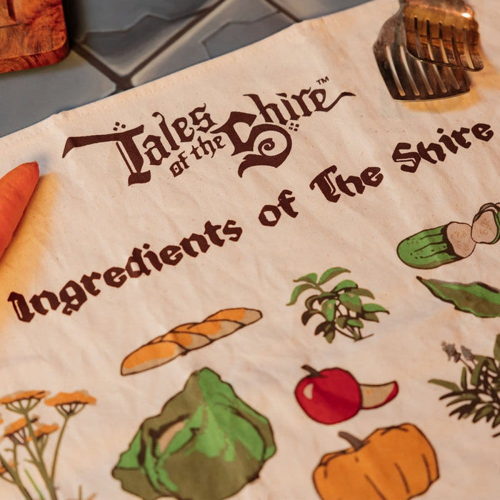 Paño de cocina El Señor de los Anillos ingredientes de la Comarca